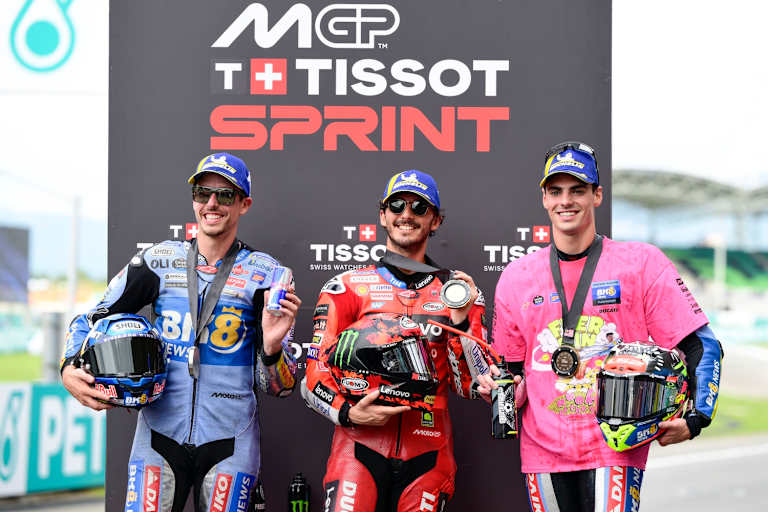 Ducati-Triumph im Sprint mit Aldeguer als bestem Rookie 2025