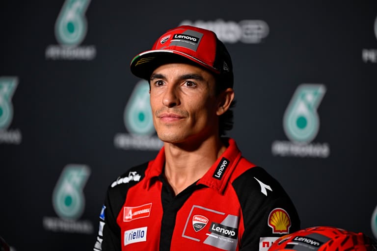 Marc Marquez am Sepang International Circuit in Malaysia