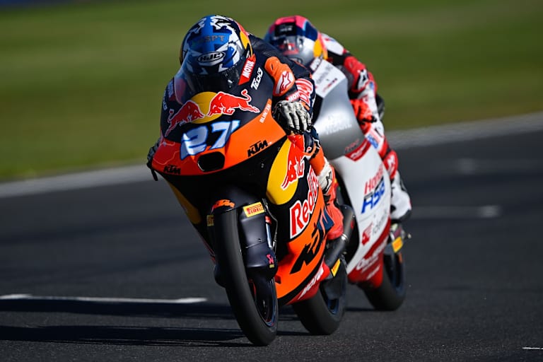 Platz 2 und 3 im Sepang-Zeittraining: Salmela (KTM) und Pratama (Honda)
