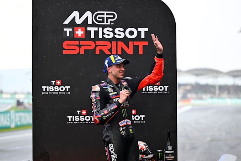Landete auf Platz 3: Marco Bezzecchi (Aprilia)