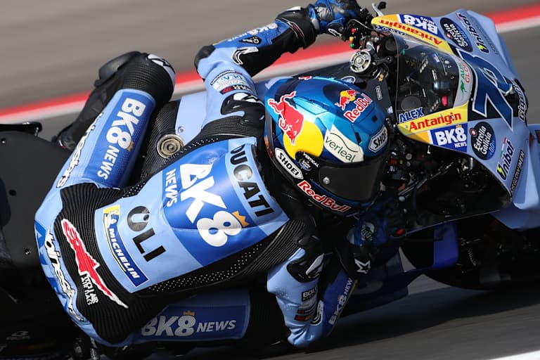 Schadensbegrenzung: Crash und Platz 8 für Alex Marquez