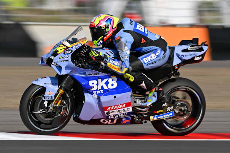 Fermin Aldeguer (Gresini) erlebte einen Auftakt mit vielen Kratzern