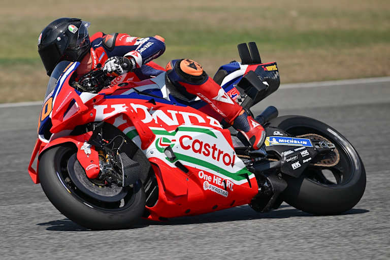 Honda-Werksfahrer Luca Marini in Buriram