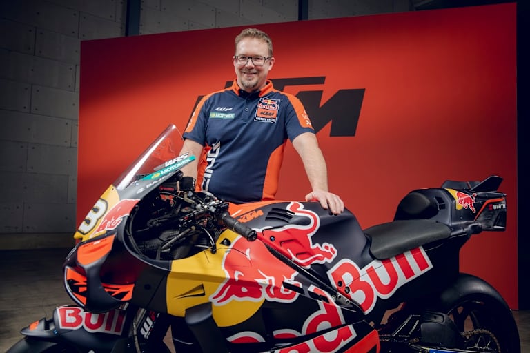 Verantwortlich für die MotoGP-KTM an der Strecke: Sebastian Risse