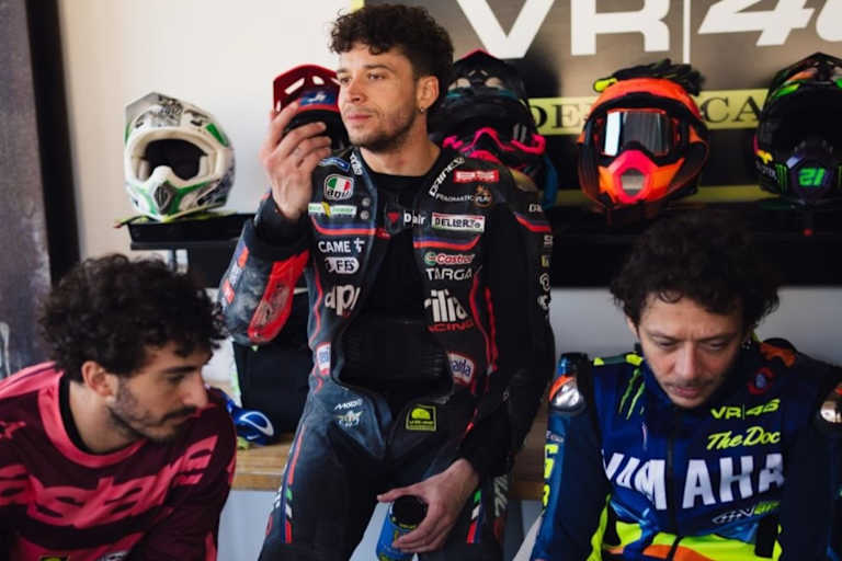 Drei GP-Helden: Rossi, Bezzecchi, Bagnaia