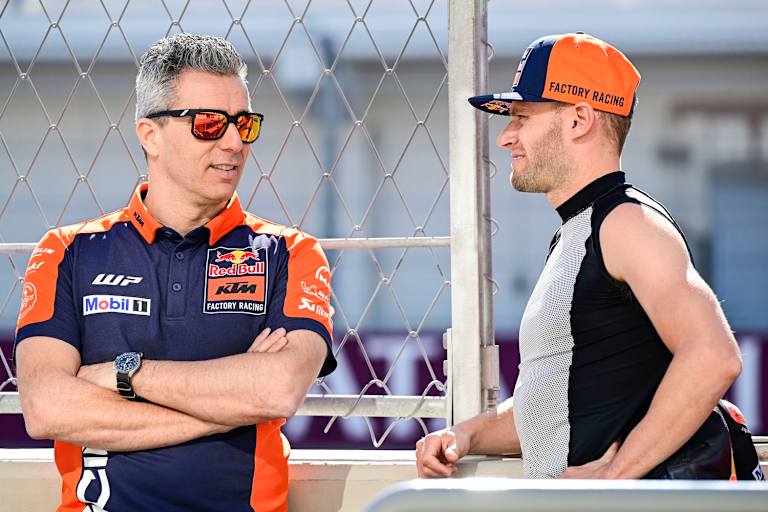 Noch 2024 war Guidotti als KTM-Teammanager für Brad Binder zuständig