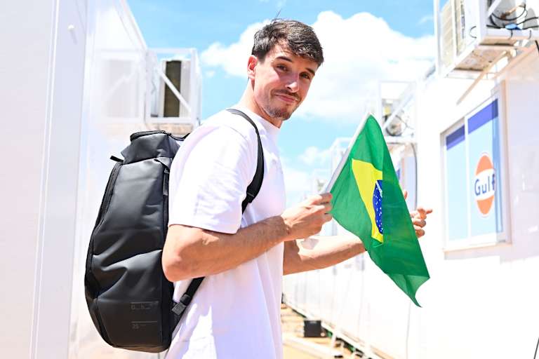 Ankunft von Vizeweltmeister Alex Marquez in Goiania