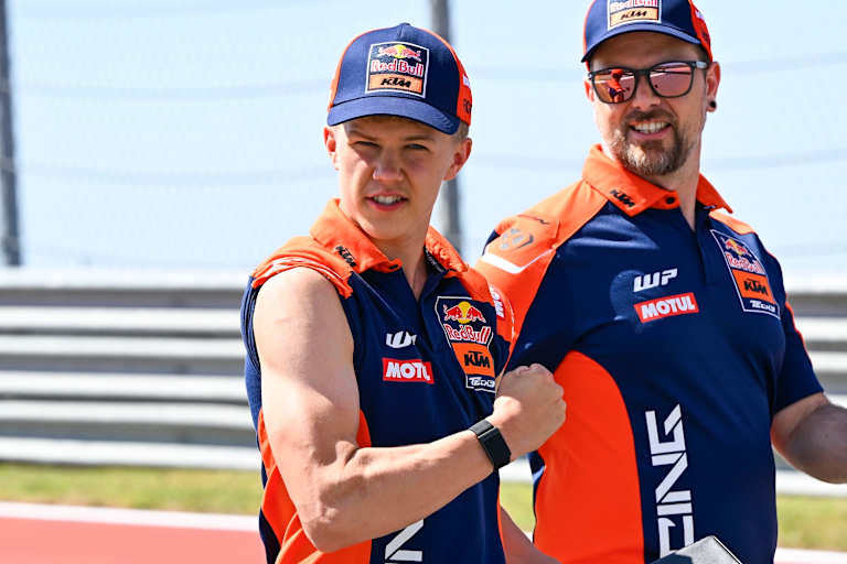 Bester Rookie im Zeittraining: KTM-Tech3-Pilot Rico Salmela (8.)