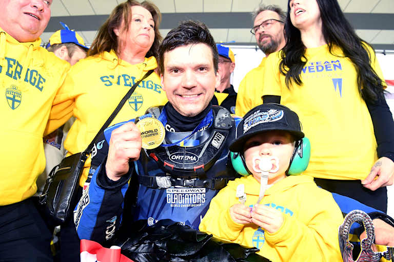 Eisspeedway-Weltmeister Niclas Svensson