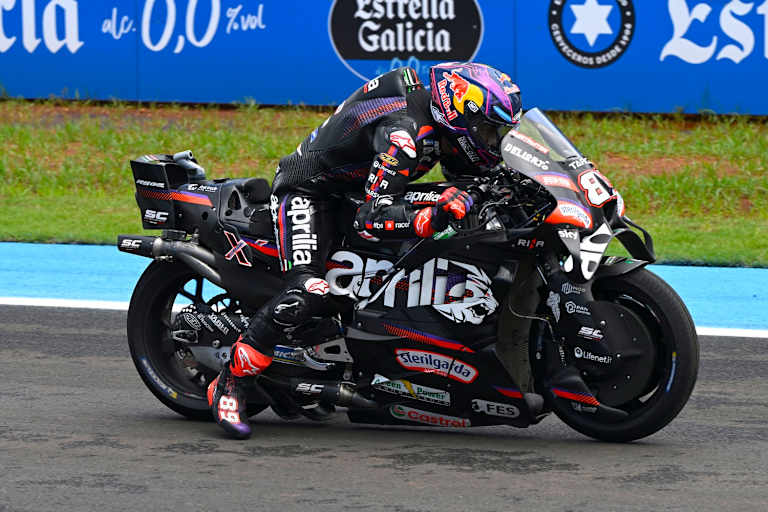 Stark von der Linie: Jorge Martin auf der Aprilia RS-GP