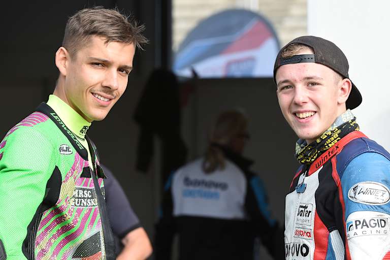 Deutsche Beifahrerelite: Kevin Kölsch (li.) und Luca Schmidt