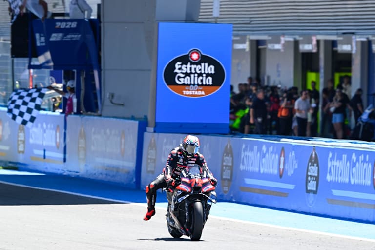 Marco Bezzecchi überzeugte mit Platz 2 im GP-Rennen von Jerez