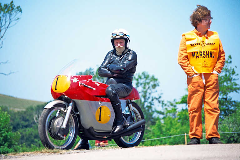 John Surtees war einer der Vorbesitzer des ikonischen Motorrades