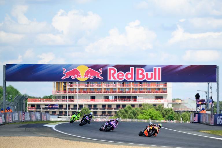 MotoGP-Action auf dem Circuit Bugatti in Le Mans