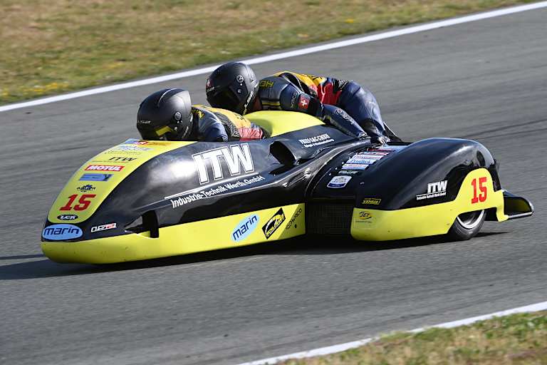 Markus Venus/Thomas Hofer auf ihrer LCR Yamaha in Grobnik/Rijeka