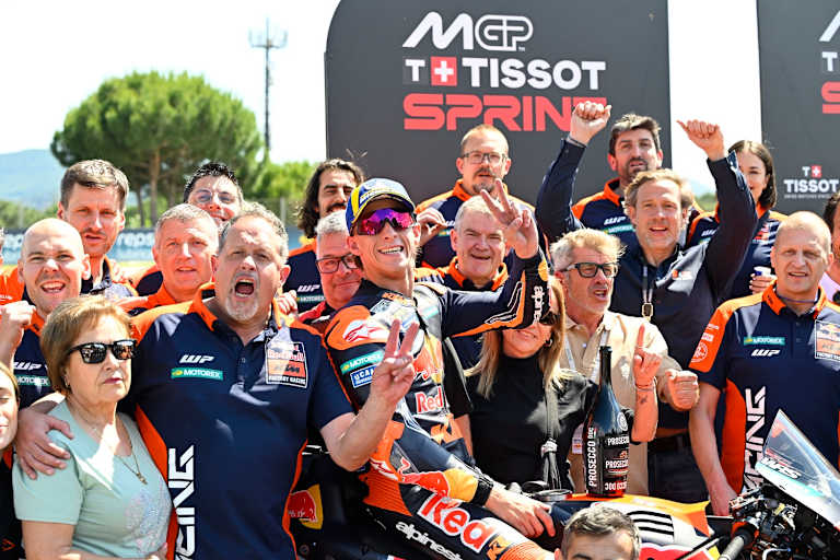 Kämpfte sich auf Platz 2 im Sprint: KTM-Pilot Pedro Acosta