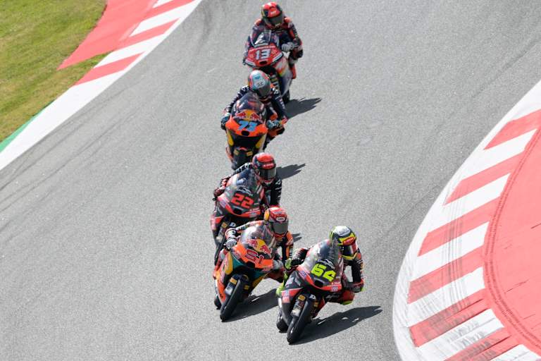 Bester Intact-GP-Pilot wurde David Munoz (Nr. 64) auf Platz 3