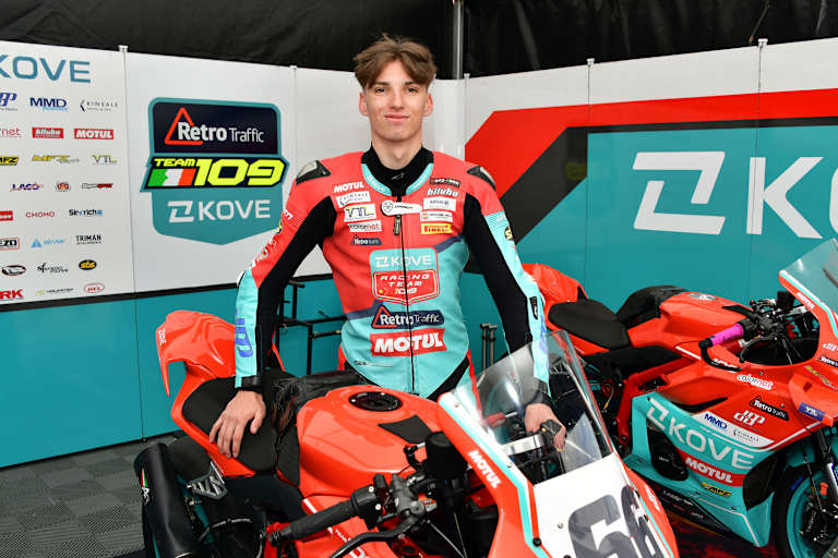Phillip Tonn steht in der Sportbike-WM bei Kove unter Vertrag