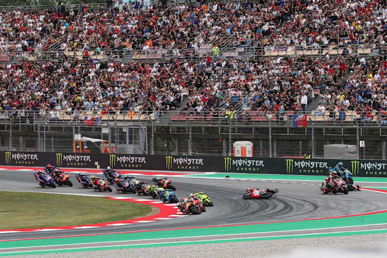 So sahen die Fans den zweiten Start zum letzten Catalunya-GP