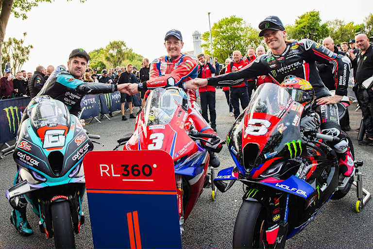2025 teilten sich Michael Dunlop, Dean Harrison und Davey Todd das Podium