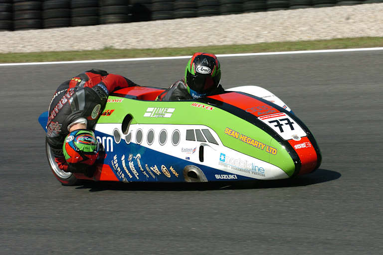 Patrick Farrance gewann 2007 mit Tim Reeves die Seitenwagen-WM