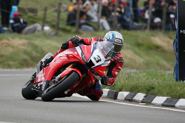 Dean Harrison auf der Werks-Honda Fireblade