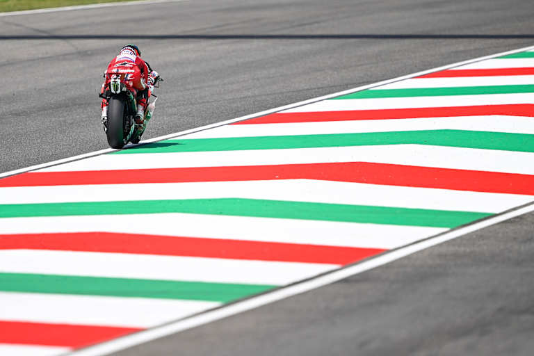 Pecco Bagnaia brachte die Werks-Ducati in Mugello souverän ins Q2