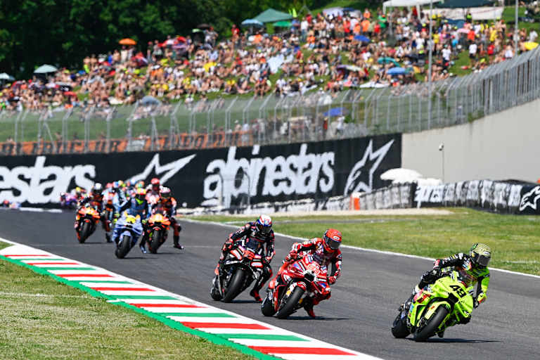 «Diggia» zog schnell an Marc Marquez vorbei
