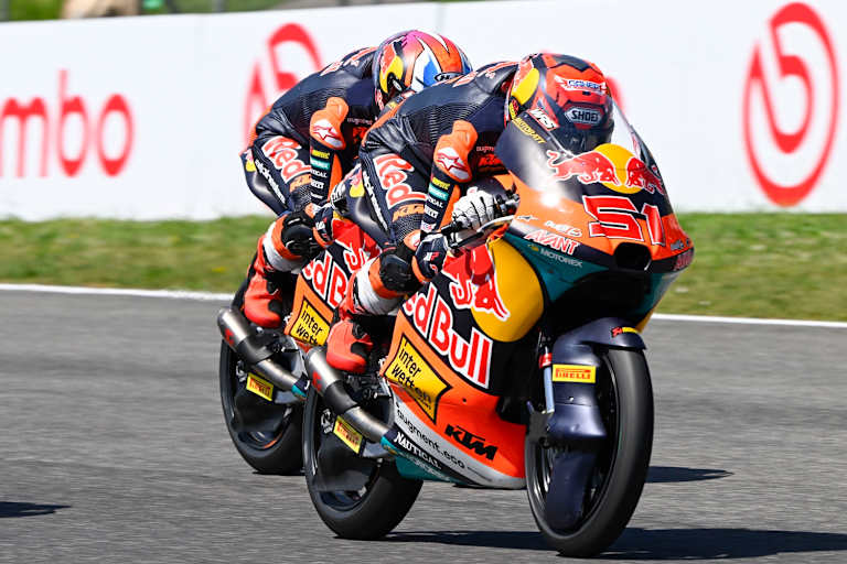 Moto3-Sieger in der Toskana: Brian Uriarte vor Alvaro Carpe