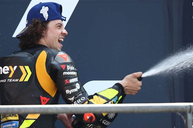 Ebenfalls schon siegreich in Le Mans: WM-Leader Marco Bezzecchi