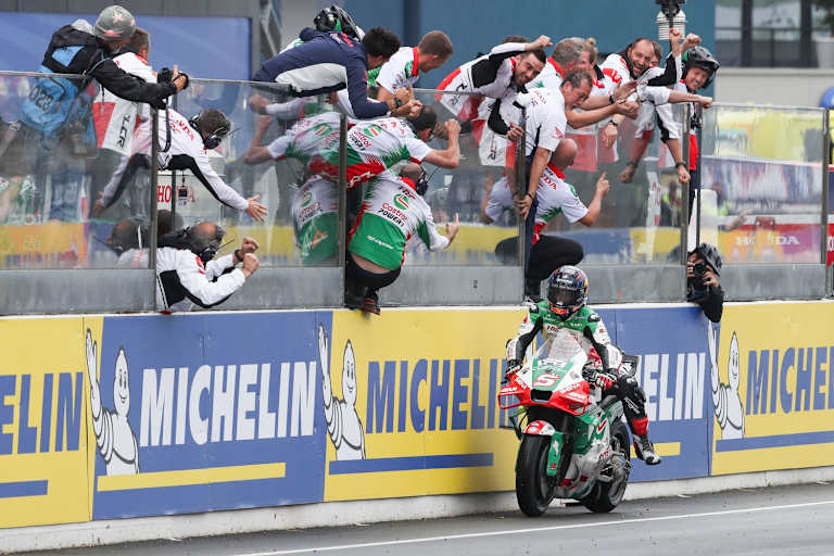 Am Ziel: Sieg für Zarco und LCR-Honda!