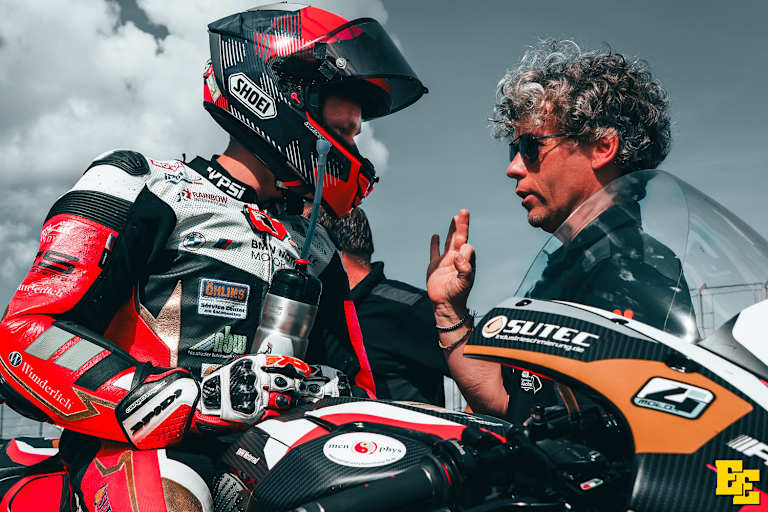 Moritz Jenkner mit Papa Steve