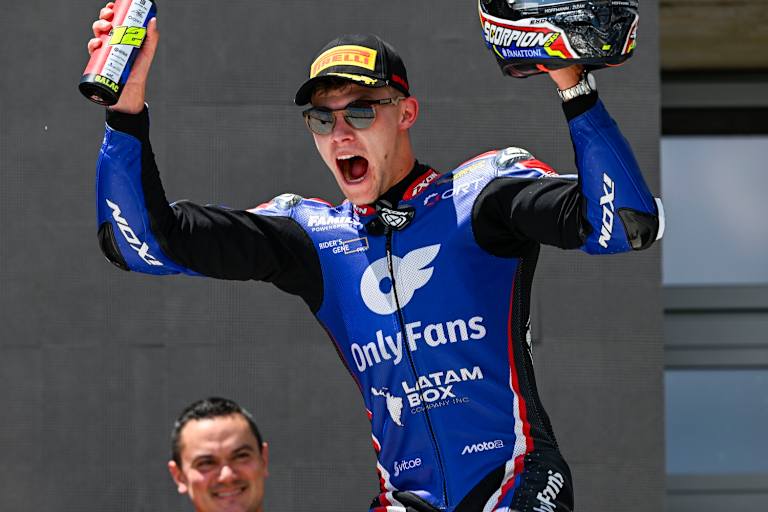 Ende einer langen Durststrecke: Filip Salac wieder auf dem GP-Podium