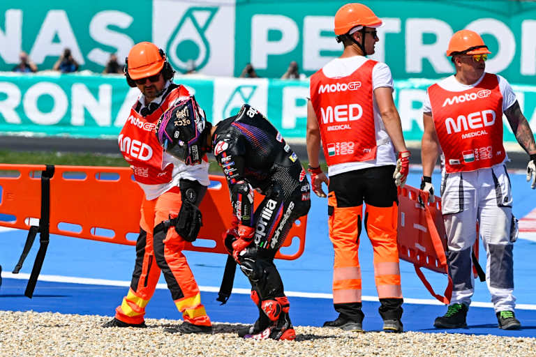 Jorge Martin war nach dem Crash angezählt