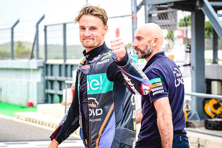 Nach einem Gaststart in der MotoE: Chaz Davies