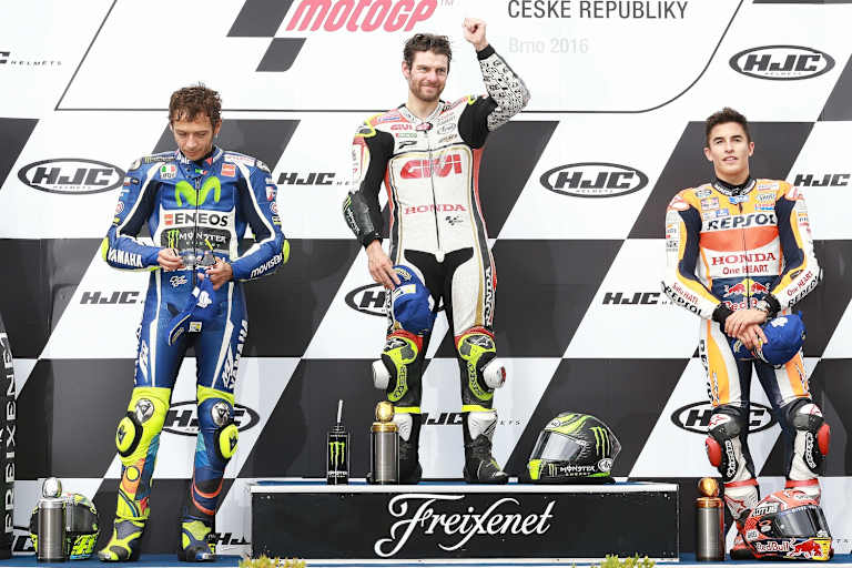 Brünn 2026: LCR-Honda-Pilot Crutchlow schlug Rossi und Marquez