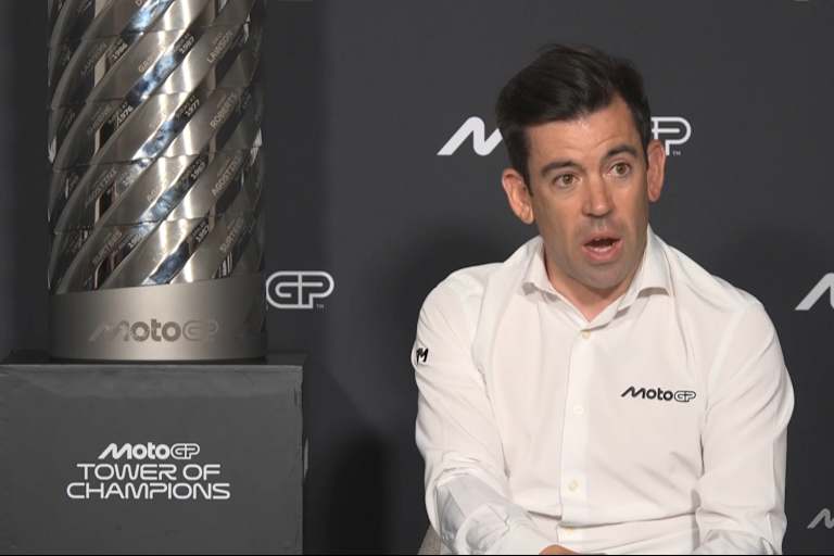 Sprach in Brünn für das Management der MotoGP: Carlos Ezpeleta