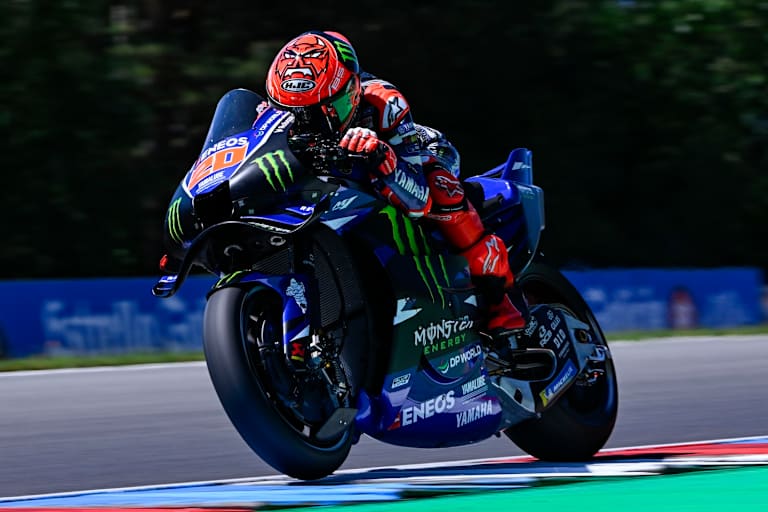 Lichtblick für Fabio Quartararo (Yamaha): P2 im FP1