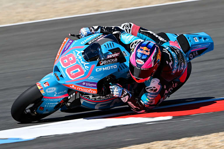 Sturz nach P1-Runde: Aspar-Pilot David Alonso