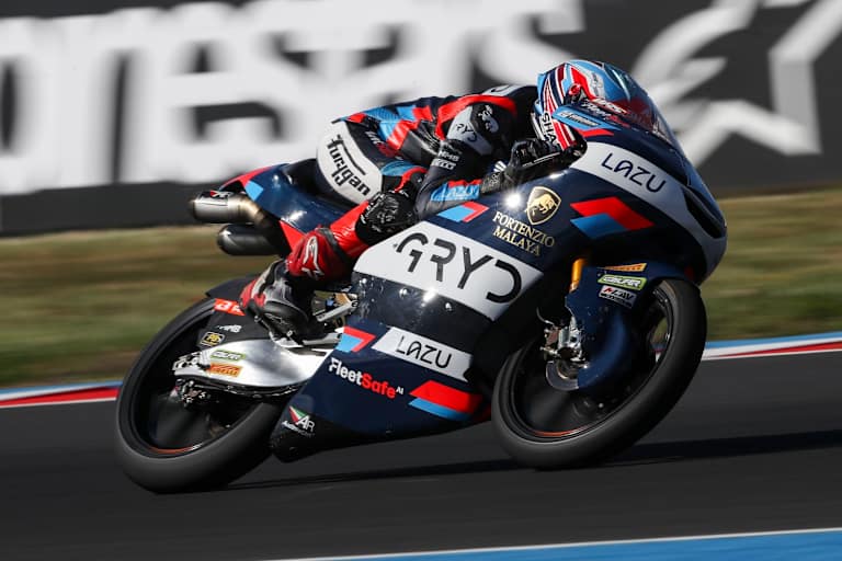 Zu leicht: Moto3-Pilot Eddie O'Shea (Honda)