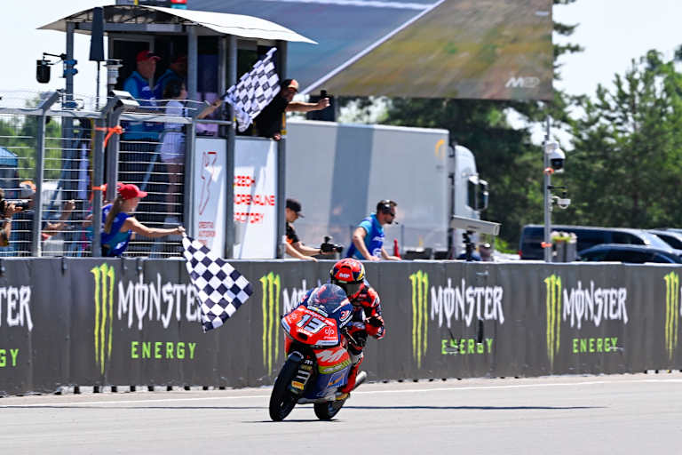 Erster Moto3-WM-Sieg für Hakim Danish vom Team MSi