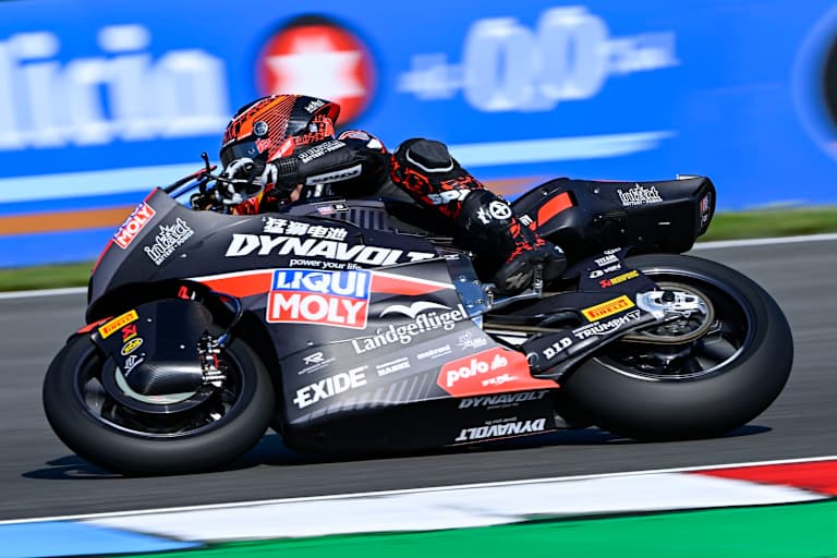 Überzeugte mit starker Aufholjagd: Moto2-Tabellenführer Manuel Gonzalez