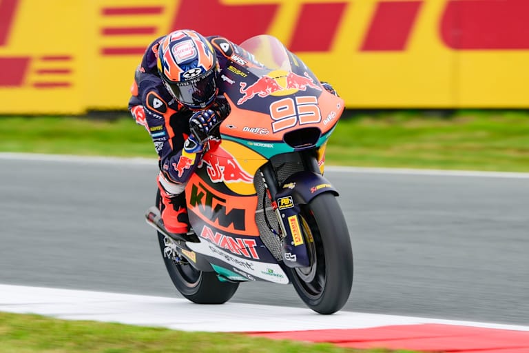2025: Veijer bei seiner Moto2-Premiere in Assen