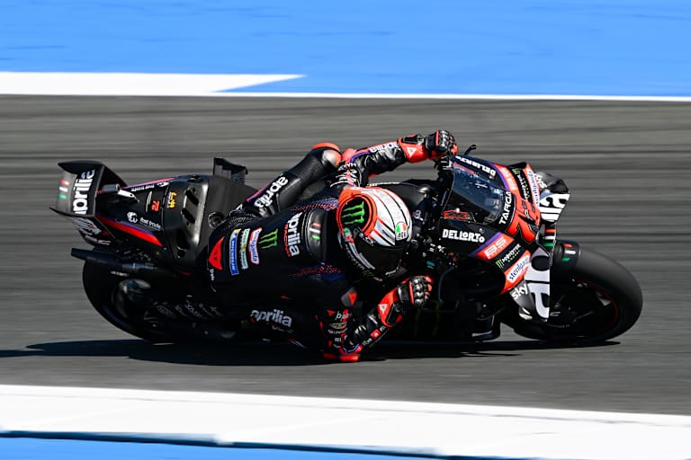 P1 im hitzigen Assen-Zeittraining: Aprilia-Pilot Marco Bezzecchi