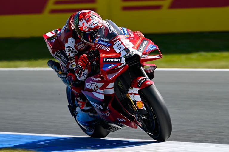 Schnellster Ducati-Pilot im FP1: Pecco Bagnaia (2.)