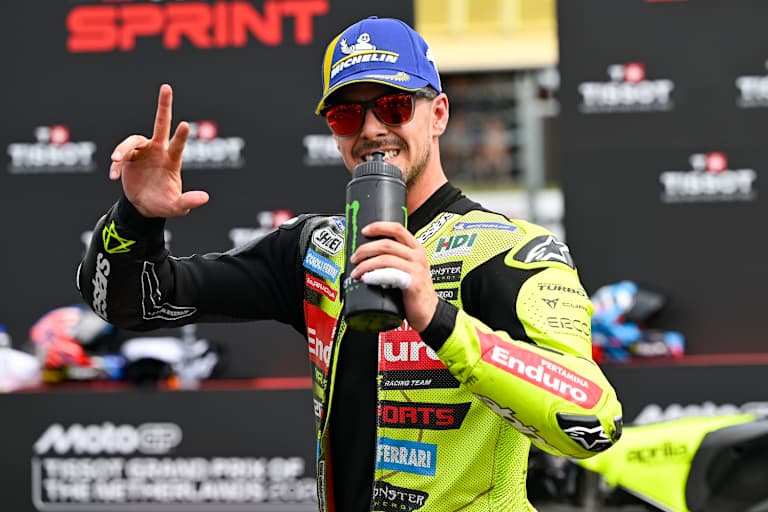 Fabio Di Giannantonio war auch im Assen-Sprint erfolgreichster Ducati-Pilot