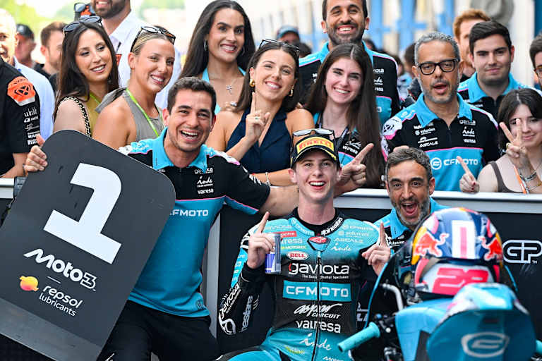 Schreibt Moto3-Geschichte: Assen-Sieger Maximo Quiles