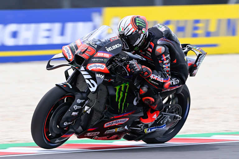 Zog als Sechster ins Q2: WM-Spitzenreiter Marco Bezzecchi (Aprilia)
