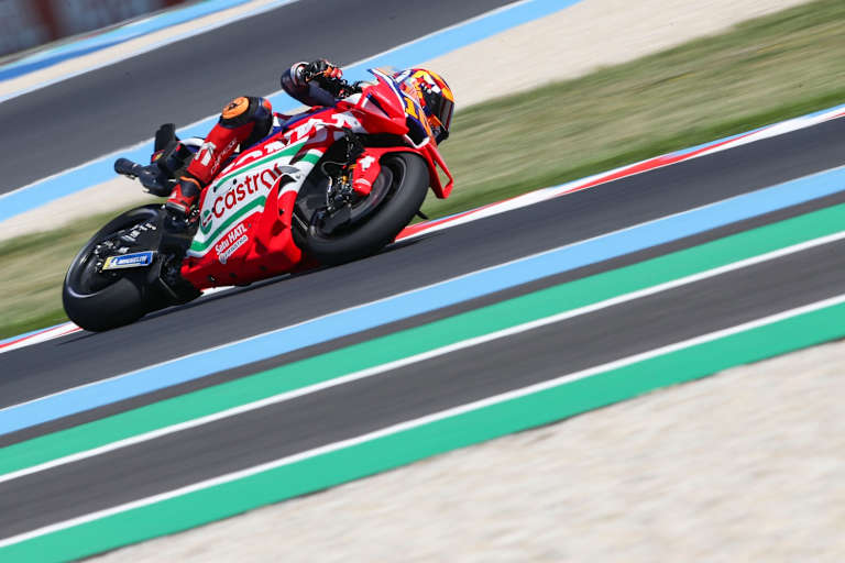 Luca Marini schaffte den Einzug ins Q2