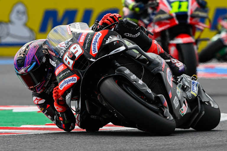 Einer vor vier schnellen Aprilia-Piloten in Ungarn: Jorge Martin